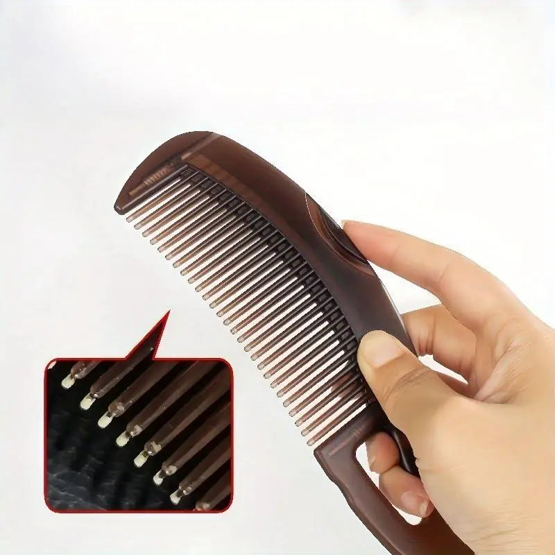 Close-up of comb teeth design